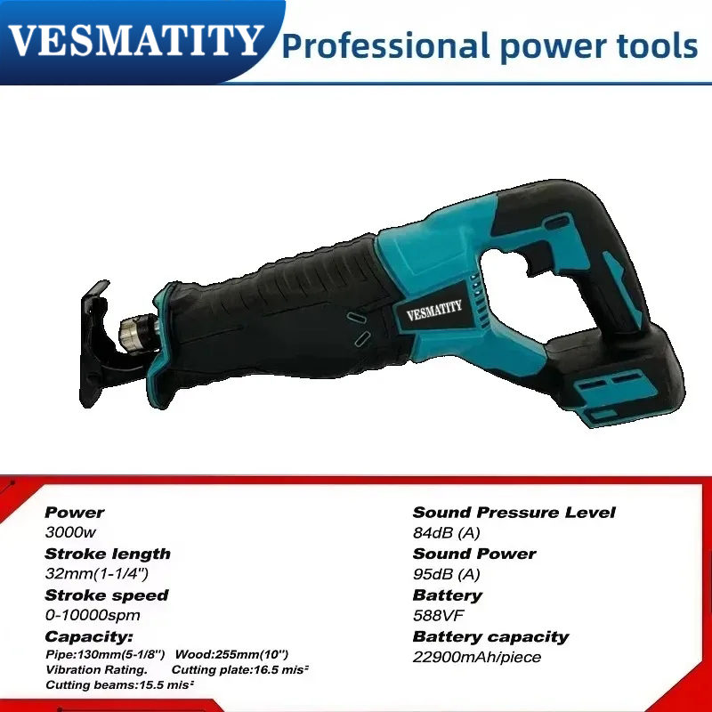 Scie alternative sans fil sans - Metal Saw Reciprocating avis et prix